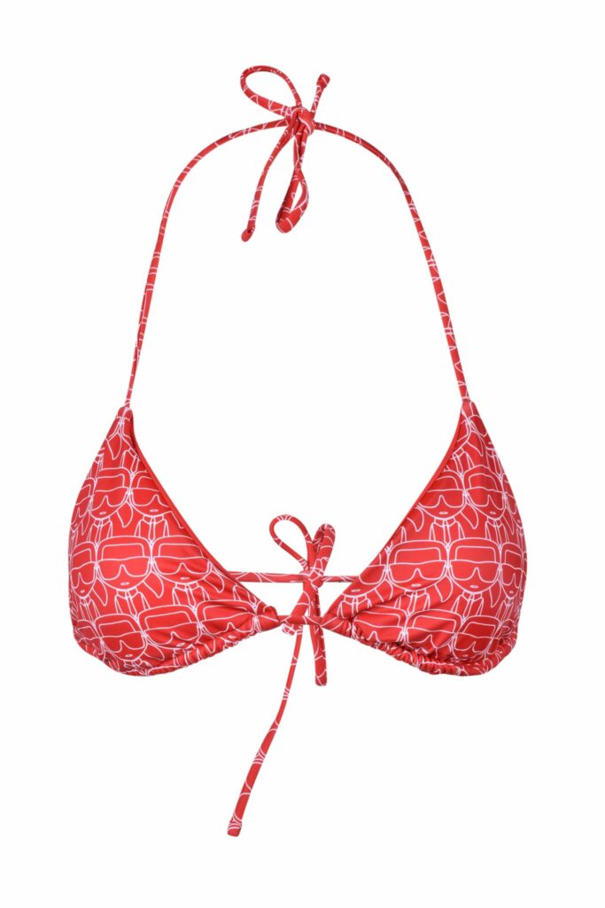 Reggiseno mare KARL LAGERFELD  Rosso