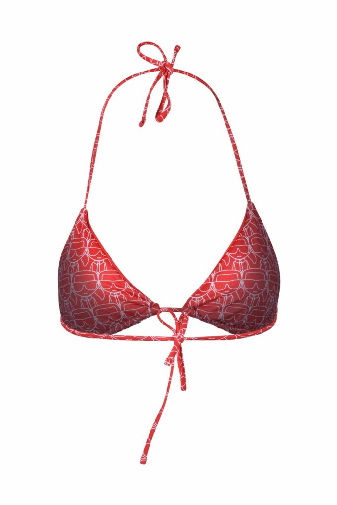 Reggiseno mare KARL LAGERFELD  Rosso