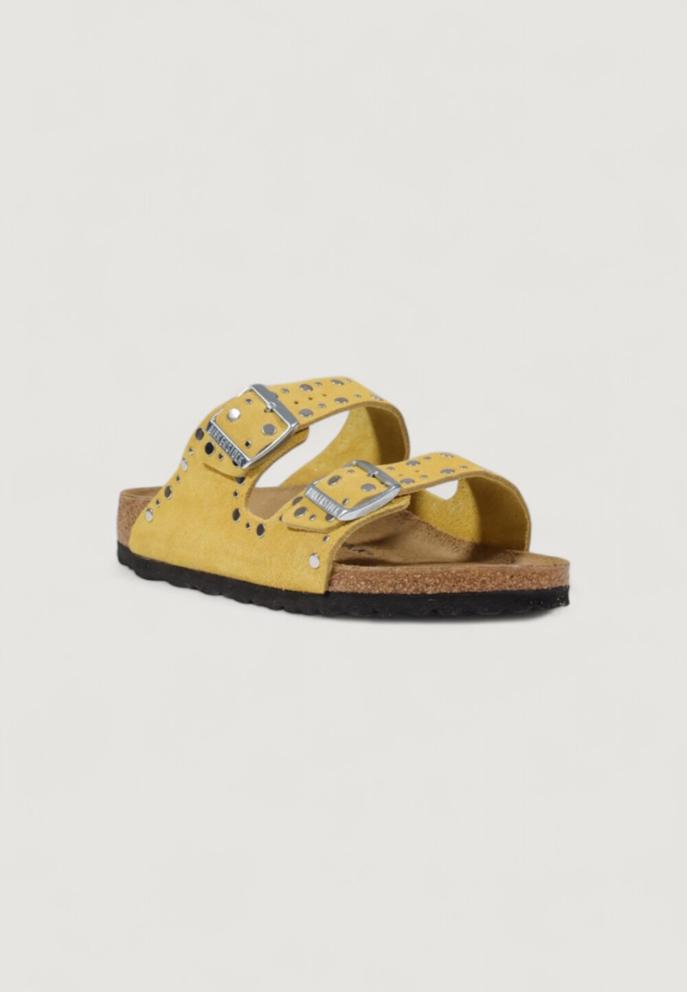 Ciabatte con fascia BIRKENSTOCK arizona rivet Ocra - Foto 2