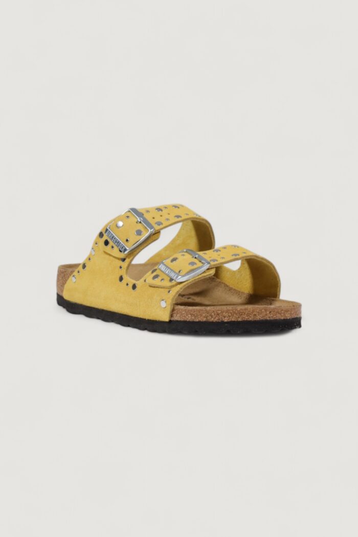 Ciabatte con fascia BIRKENSTOCK arizona rivet Ocra