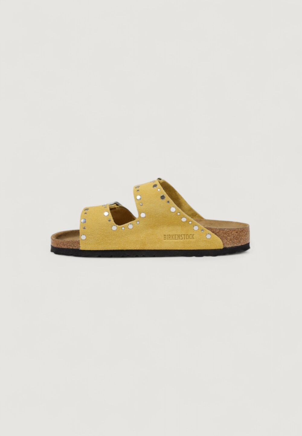 Ciabatte con fascia BIRKENSTOCK arizona rivet Ocra - Foto 3