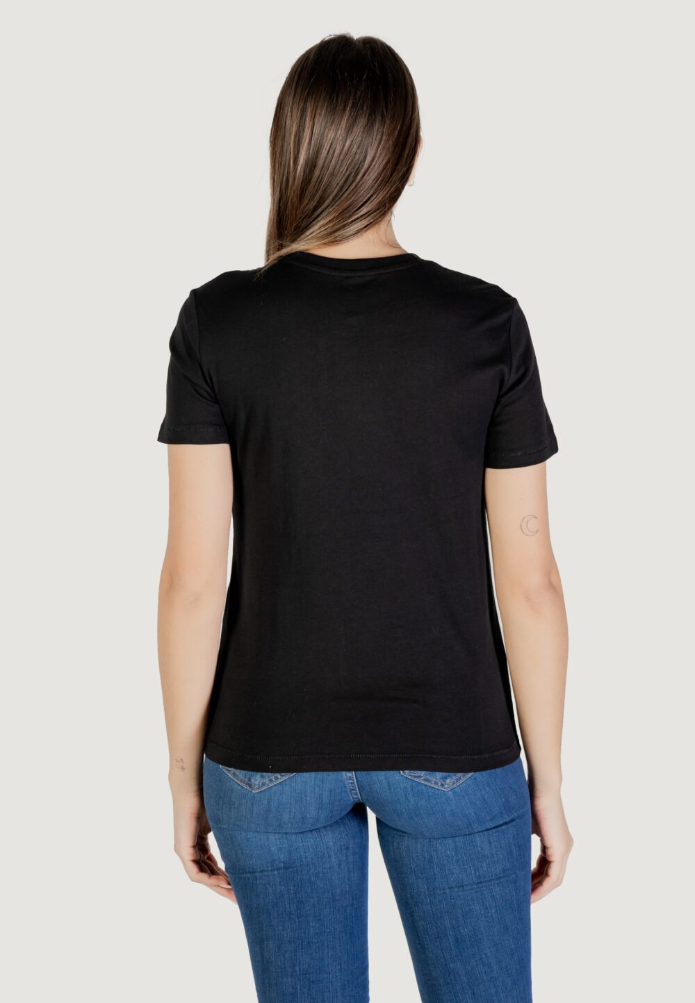 T-shirt Only onlfilippa life s/s o-neck top jrs Nero - Foto 4