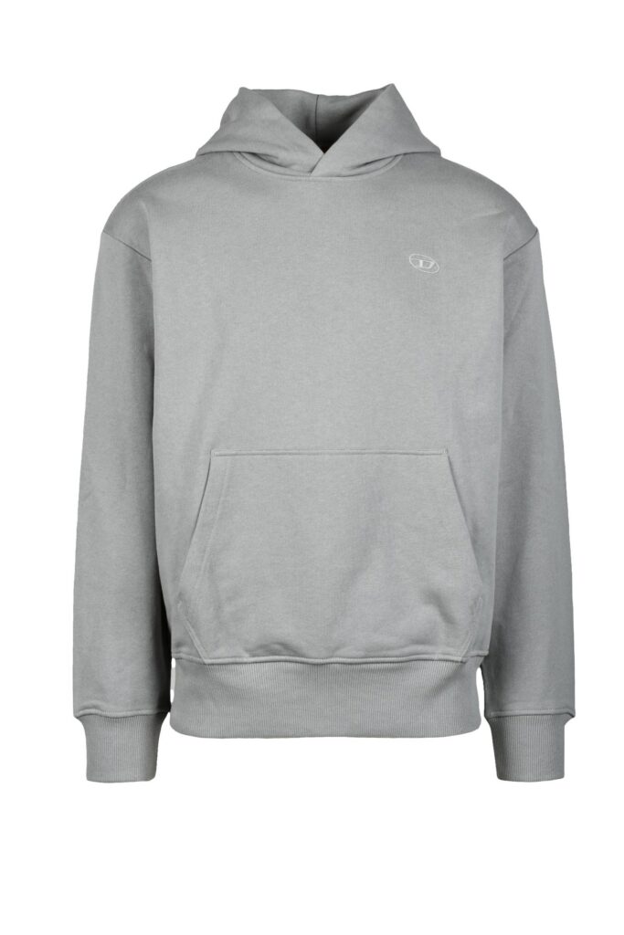 Felpa con cappuccio Diesel  Grigio Chiaro