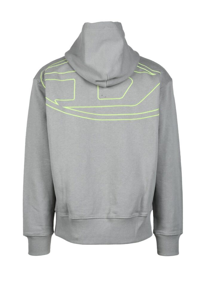 Felpa con cappuccio Diesel  Grigio Chiaro