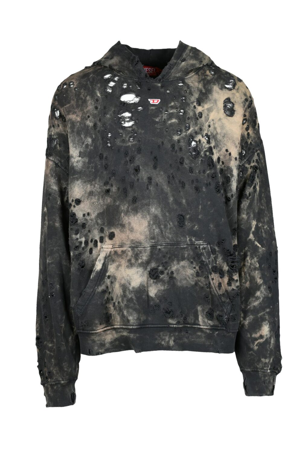 Felpa con cappuccio Diesel Marrone - Foto 1