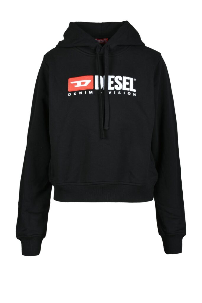 Felpa con cappuccio Diesel  Nero