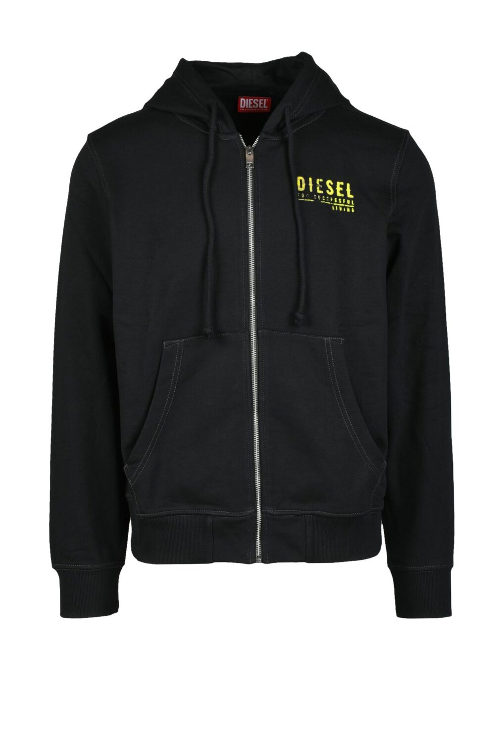 Felpa con cappuccio Diesel Nero - Foto 1