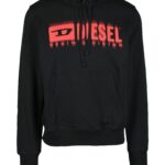 Felpa con cappuccio Diesel Nero - Foto 1