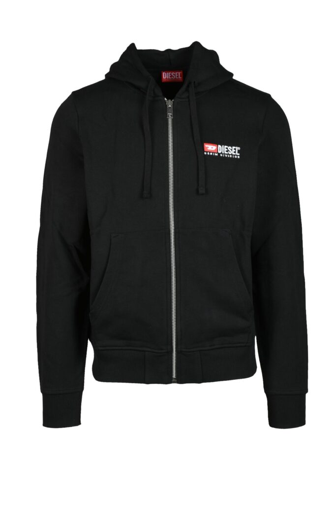 Felpa con cappuccio Diesel  Nero