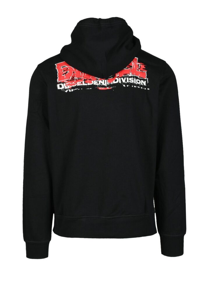 Felpa con cappuccio Diesel  Nero