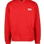 Felpa con cappuccio Diesel Rosso - Foto 1