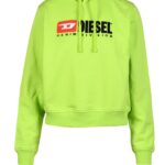 Felpa con cappuccio Diesel Verde - Foto 1