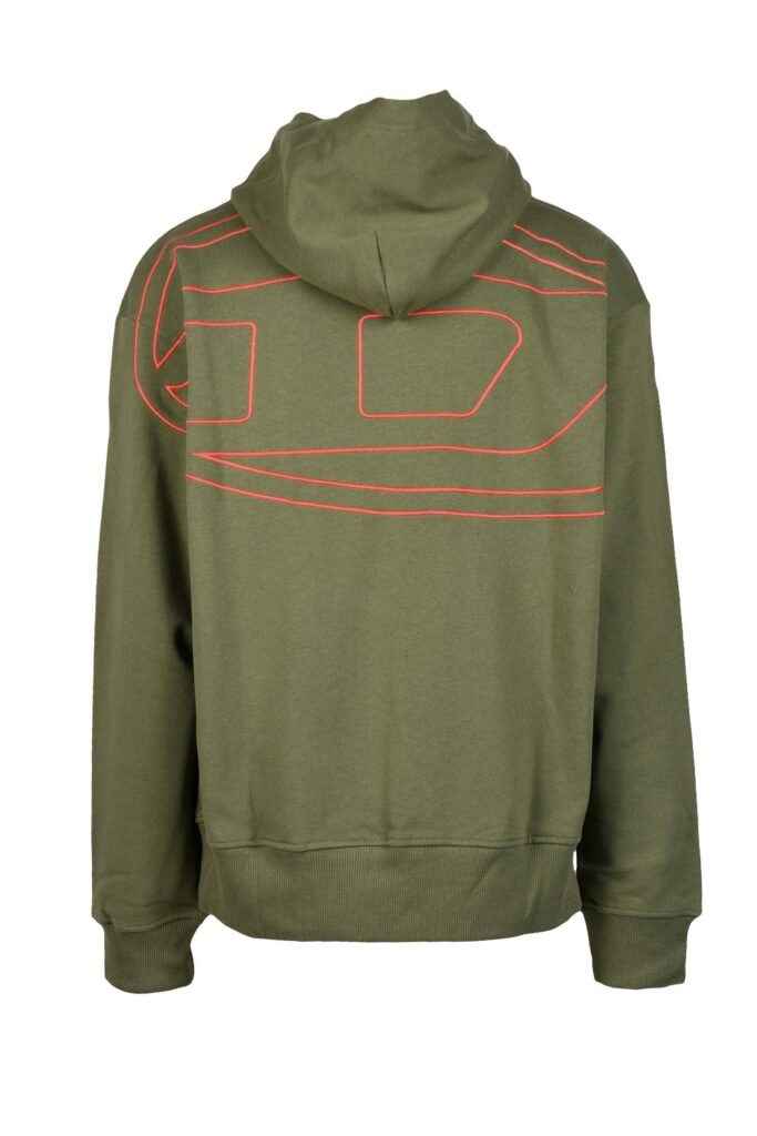 Felpa con cappuccio Diesel  Verde