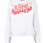 Felpa con cappuccio Love Moschino Bianco - Foto 1