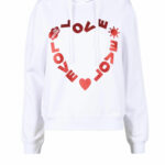 Felpa con cappuccio Love Moschino Bianco - Foto 1