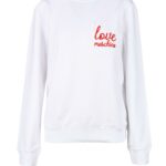 Felpa con cappuccio Love Moschino Bianco - Foto 1