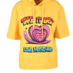 Felpa con cappuccio Love Moschino Giallo - Foto 1