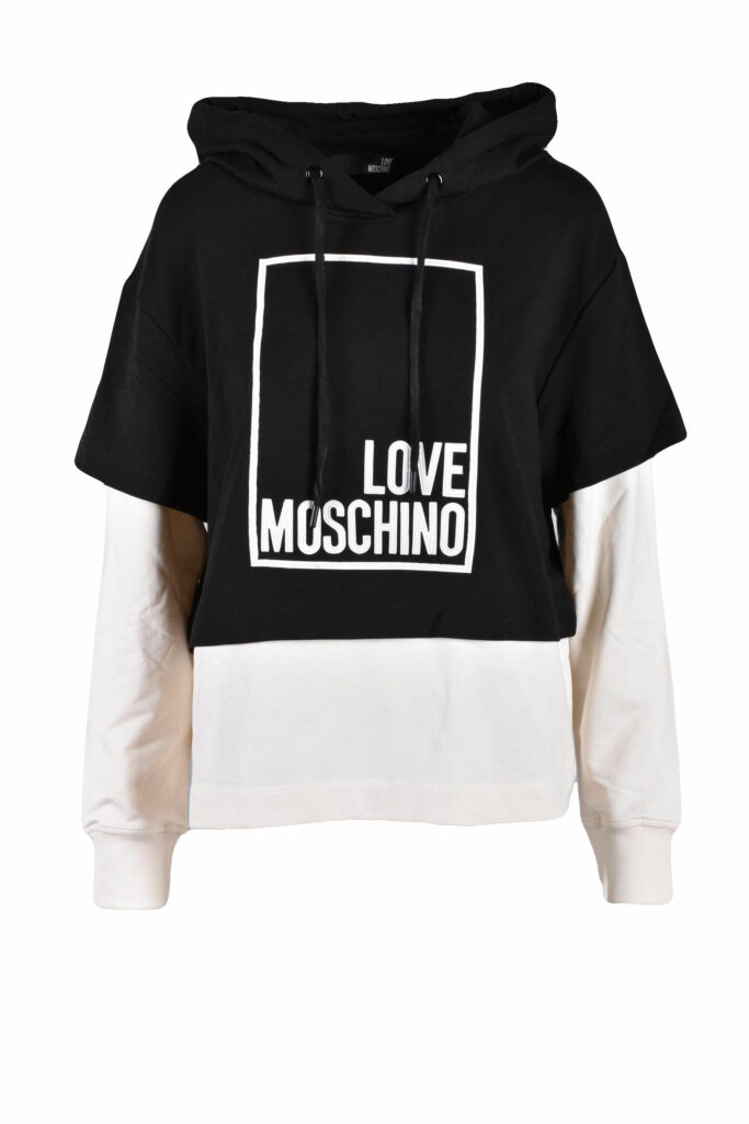 Felpa con cappuccio Love Moschino  Nero