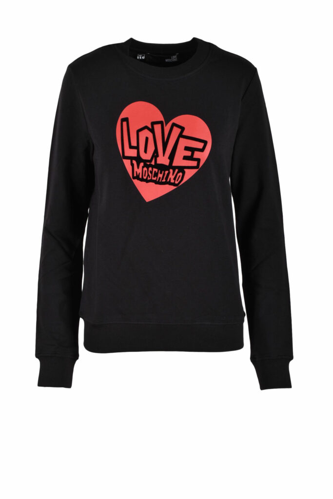 Felpa con cappuccio Love Moschino  Nero
