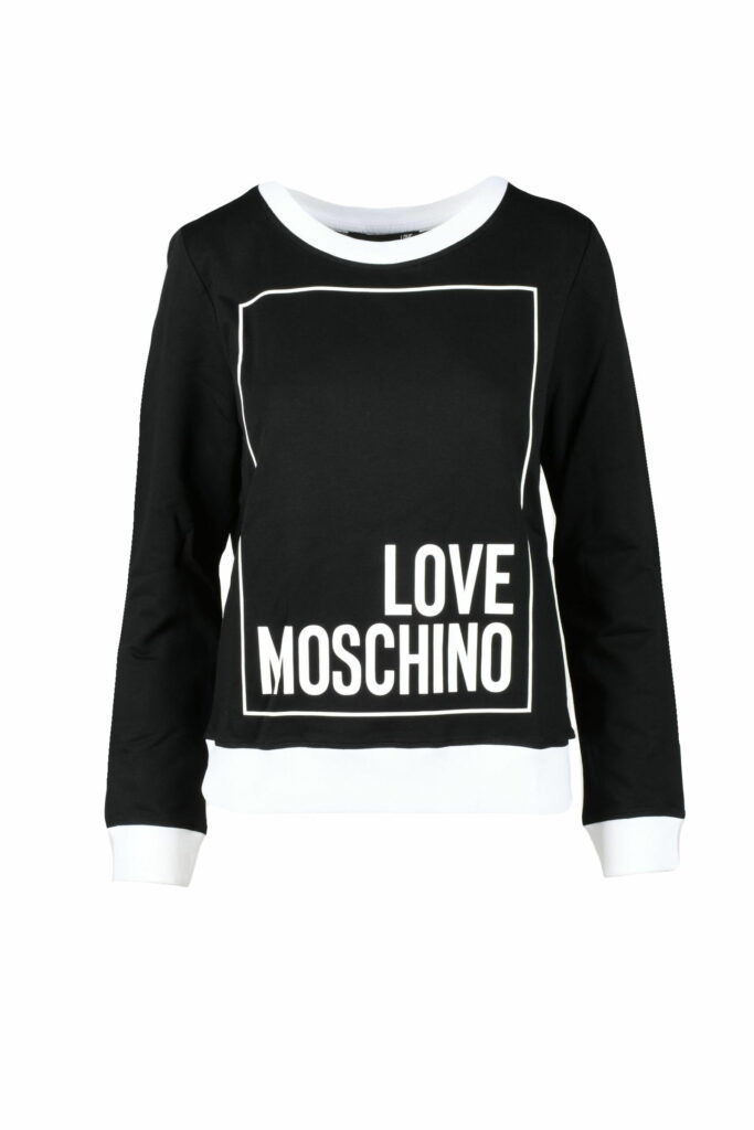 Felpa con cappuccio Love Moschino  Nero