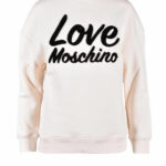 Felpa con cappuccio Love Moschino Panna - Foto 1