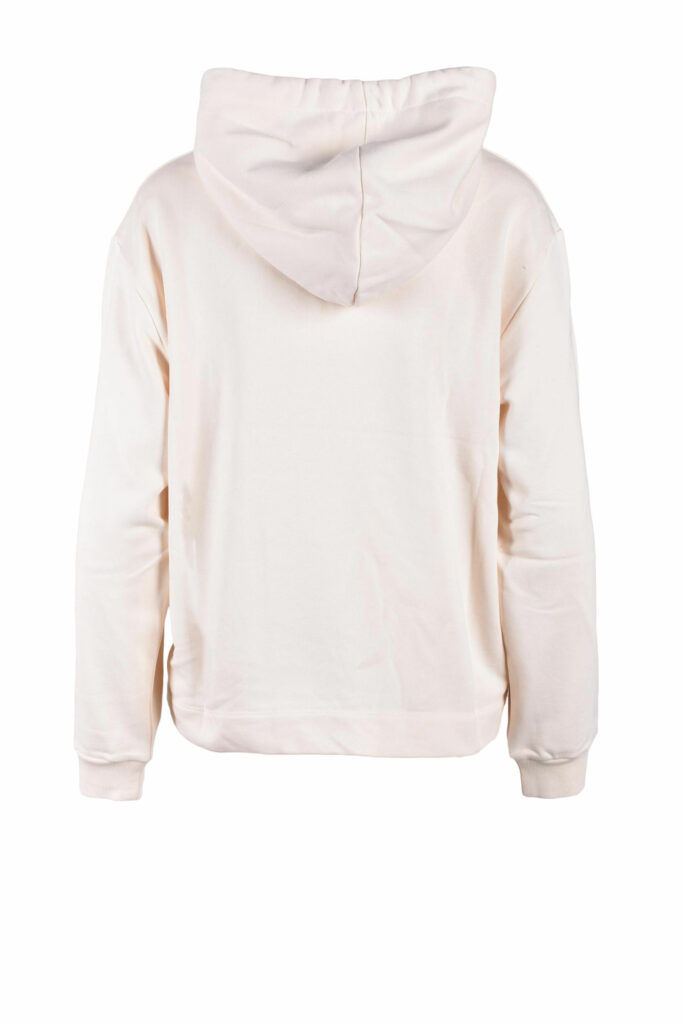 Felpa con cappuccio Love Moschino  Panna