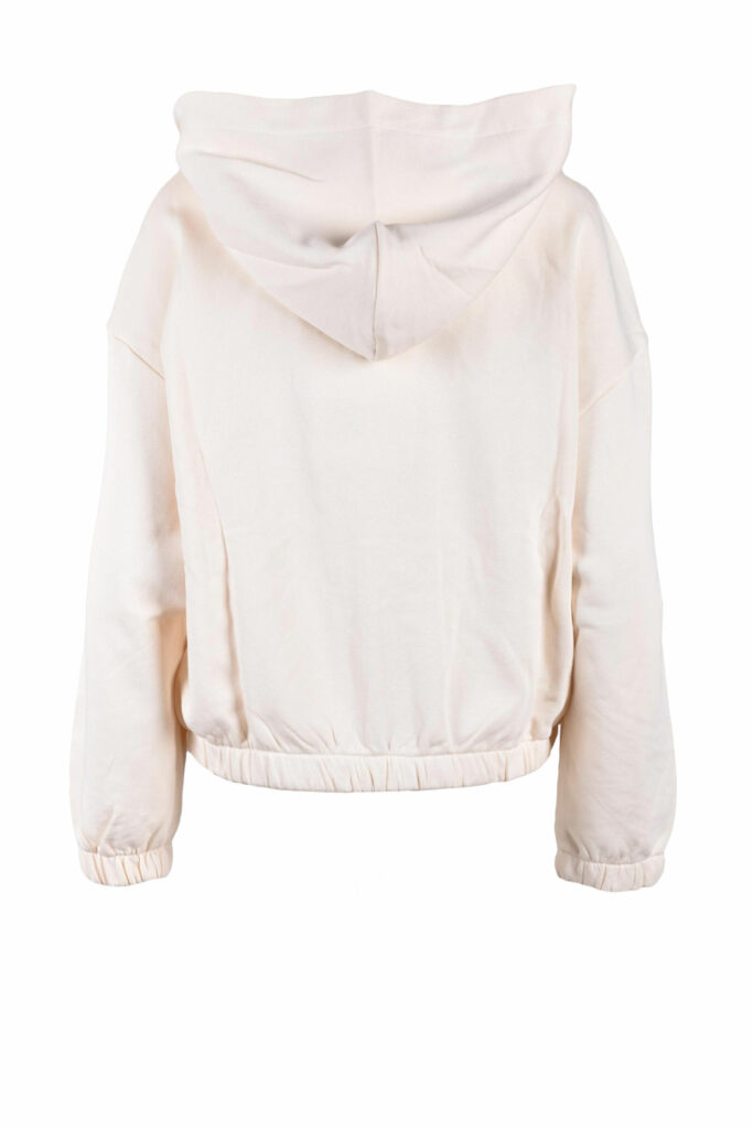 Felpa con cappuccio Love Moschino  Panna