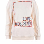 Felpa con cappuccio Love Moschino Panna - Foto 1