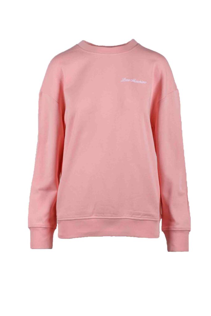 Felpa con cappuccio Love Moschino  Rosa