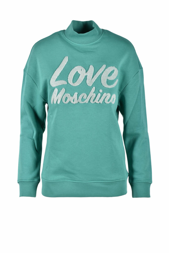 Felpa con cappuccio Love Moschino  Verde