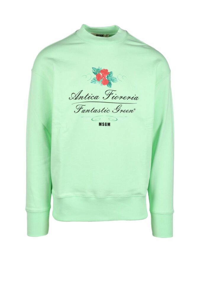 Felpa con cappuccio MSGM  Verde