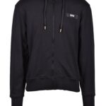 Felpa con cappuccio Versace Jeans Couture Nero - Foto 1