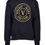 Felpa con cappuccio Versace Jeans Couture Nero - Foto 1
