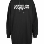 Felpa con cappuccio Comme des Fuckdown Nero - Foto 1