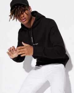 Felpa con cappuccio Armani Exchange Nero - Foto 1