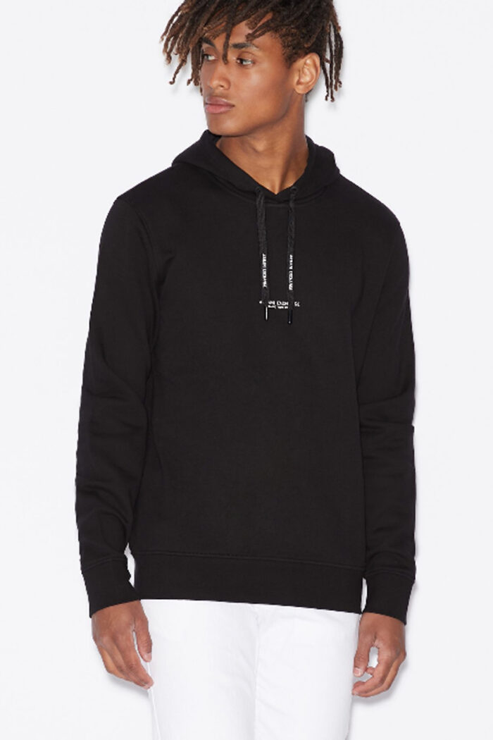 Felpa con cappuccio Armani Exchange  Nero