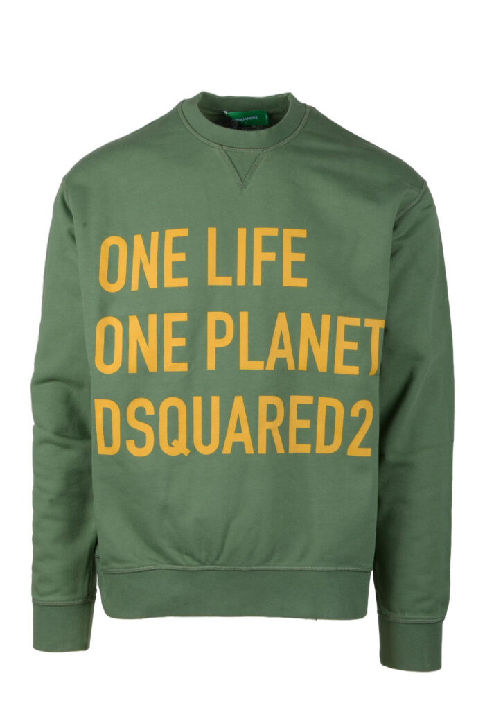 Felpa Dsquared2  VERDE SALVIA