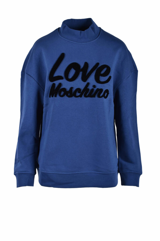 Felpa con cappuccio Love Moschino  Blu