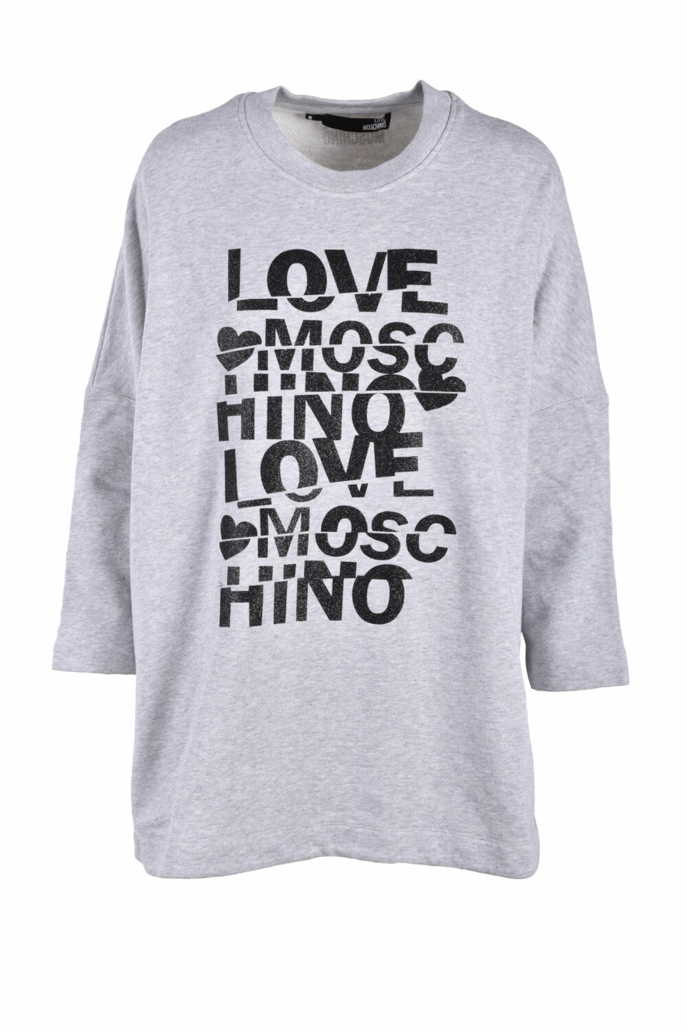 Felpa con cappuccio Love Moschino Grigio - Foto 1