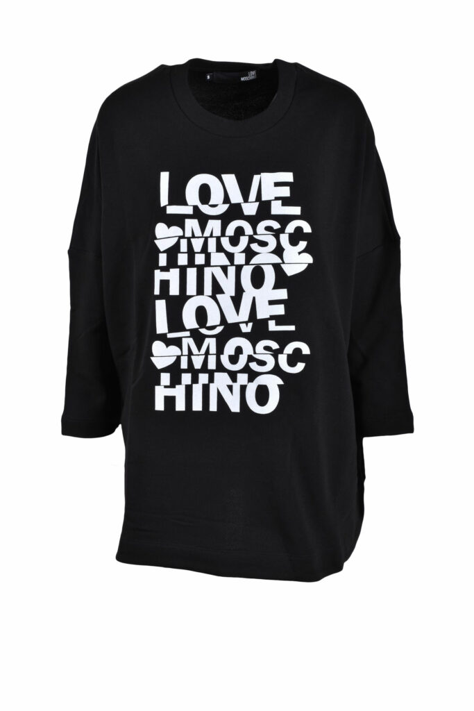 Felpa con cappuccio Love Moschino  Nero