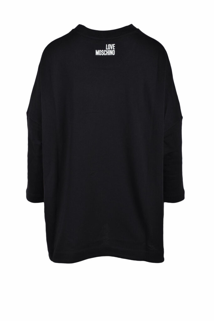Felpa con cappuccio Love Moschino  Nero