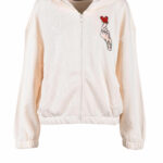 Felpa con cappuccio Love Moschino Panna - Foto 1