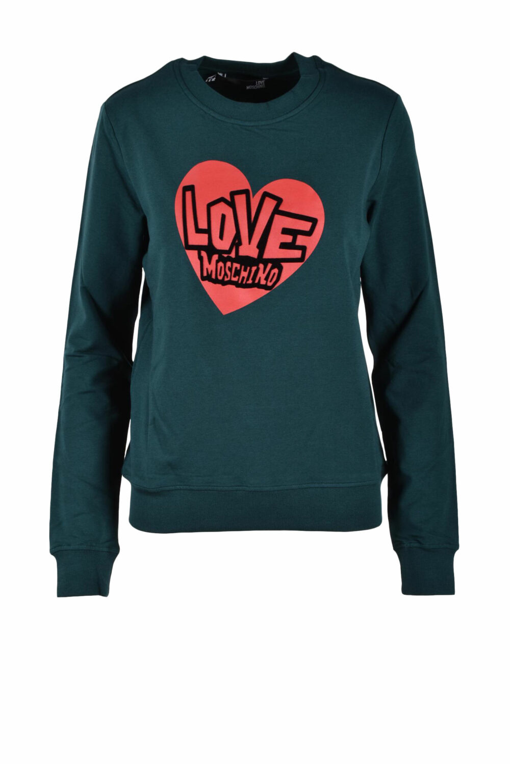 Felpa con cappuccio Love Moschino Verde - Foto 1