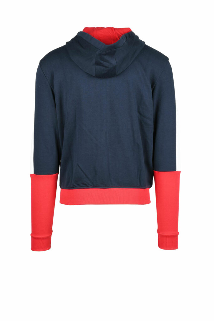 Felpa senza cappuccio USPOLO  BLU – ROSSO