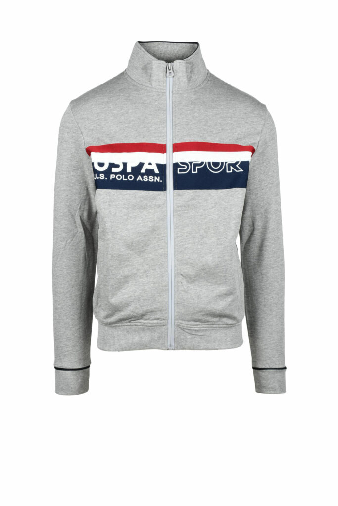 Felpa USPOLO  Grigio Chiaro
