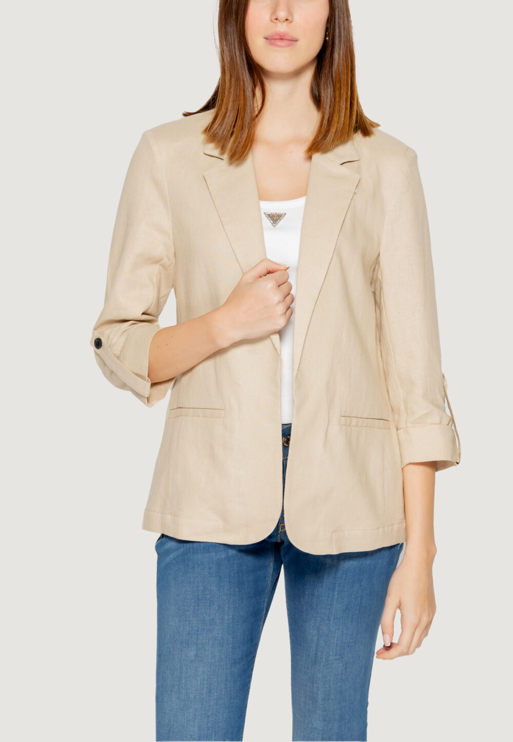 Giacca da completo Only onlcaro 3/4 unlined tlr Beige - Foto 1