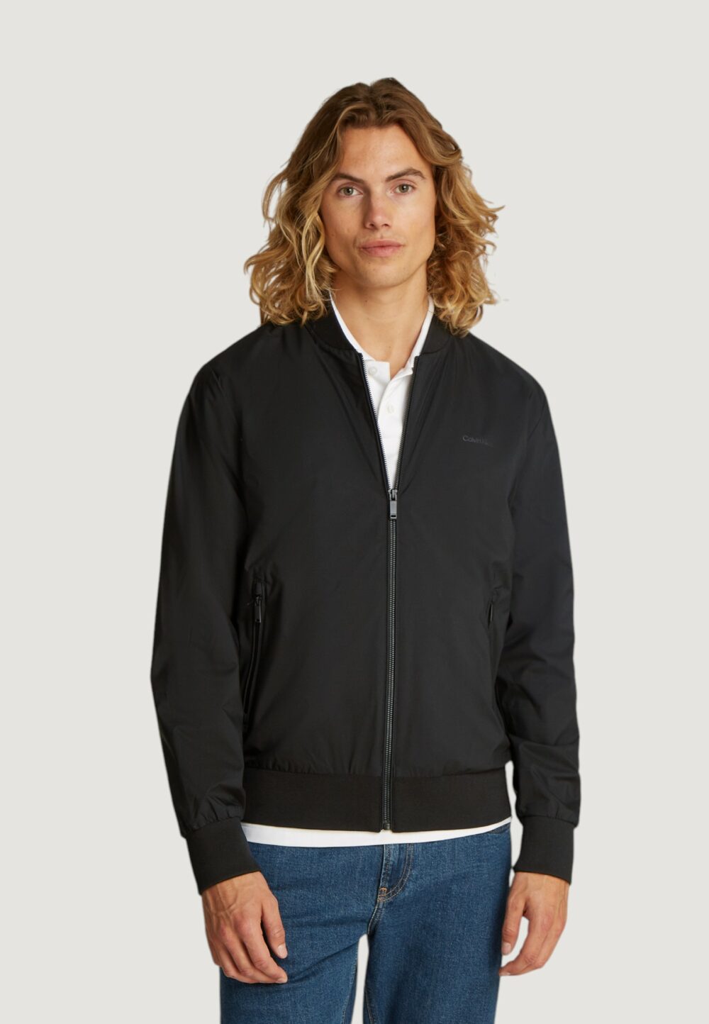 Giacchetto Calvin Klein matte bomber Nero - Foto 3