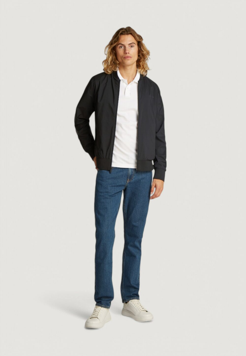Giacchetto Calvin Klein matte bomber Nero - Foto 4