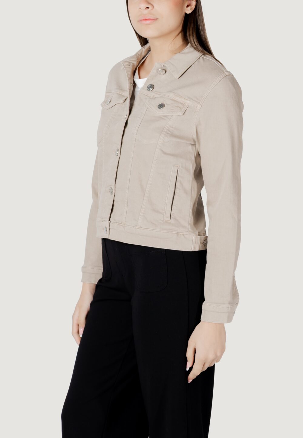 Giacchetto Street One qr denim-jacket Beige - Foto 2