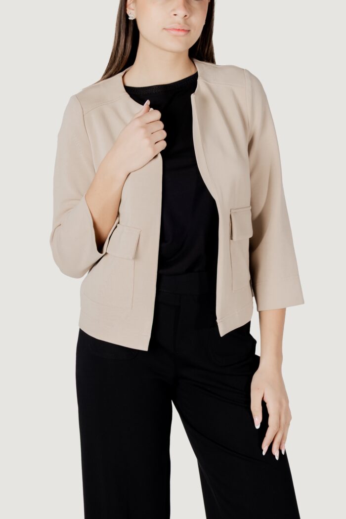 Giacchetto Street One silk look jacket Beige